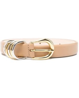 DEHANCHE Hollyhock Mix Buckle Belt - Natural