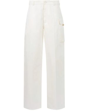 Marni Cargo-Pocket Trousers - White