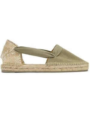 Castañer Kaia Canvas Espadrilles - Metallic