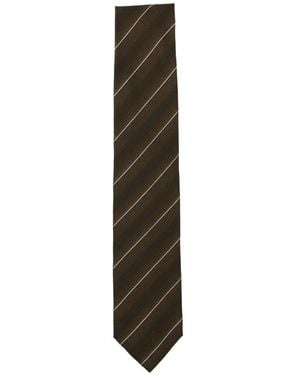 Tom Ford Corbata A Rayas - Blanco