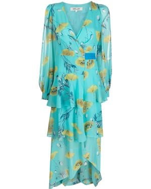Diane von Furstenberg Silvia Maxi Dress - Blue