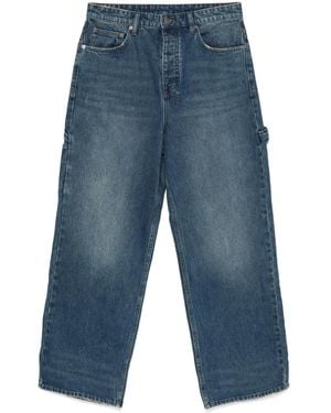 Ksubi Washed Distressed Maxx Mids Jeans - Blue