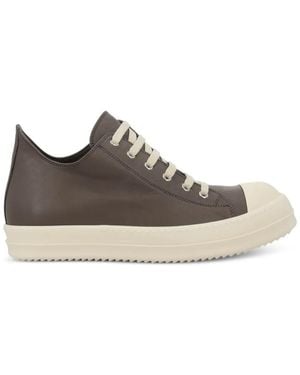 Rick Owens Low Sneaks Trainers - Brown