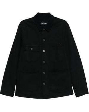 Tom Ford Midnight Chest Pocket Jacket - Black