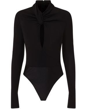 Just Cavalli Body Con Incrocio - Nero
