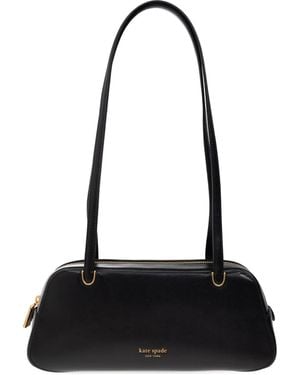 Kate Spade レザーショルダーバッグ - ブラック