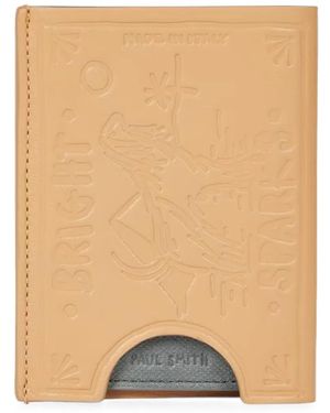Paul Smith Leather Match Box Card Holder - Natural