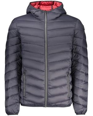 Marina Yachting Quilted Hooded Jacket - Blue