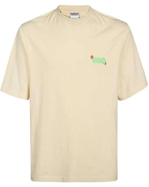 Marcelo Burlon Solstice Sun-Graphic T-Shirt - Natural