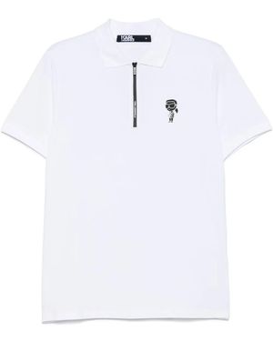 Karl Lagerfeld K/ikonik ポロシャツ - ホワイト