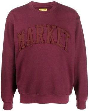 Market Logo-Embroidered Sweatshirt