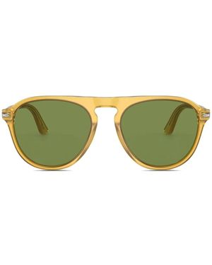 Persol ラウンドフレーム サングラス - グリーン