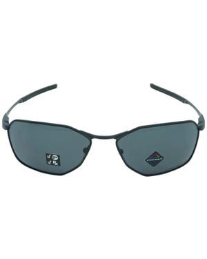 Oakley Savitar Geometric-Frame Sunglasses - Blue