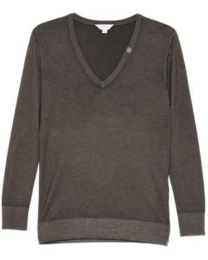 Malo V-Neck Sweater - Gray