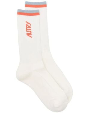 Autry Calcetines Con Detalle Del Logo - Blanco
