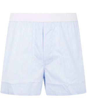 Tom Ford Gestreifte Boxershorts - Blau