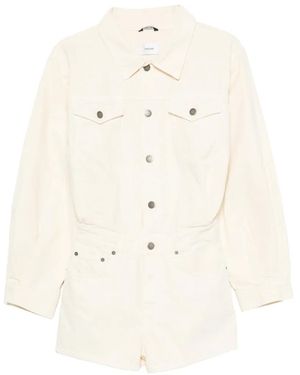 Haikure Elle Playsuit - White