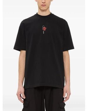 44 Label Group Forever 44 T-Shirt Mit Print - Schwarz