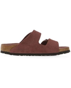 Birkenstock Arizona Suede Sandals - Brown