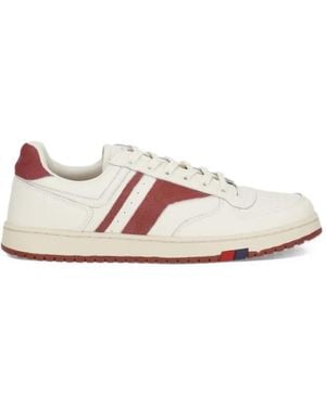 Pro Keds Sky Contrast-Panel Lace-Up Sneakers - Pink