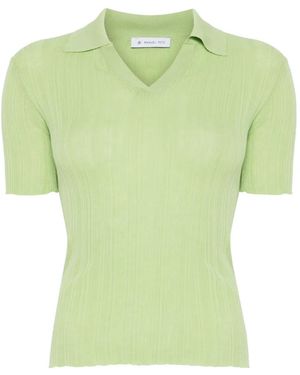 Manuel Ritz Ribbed T-Shirt - Green