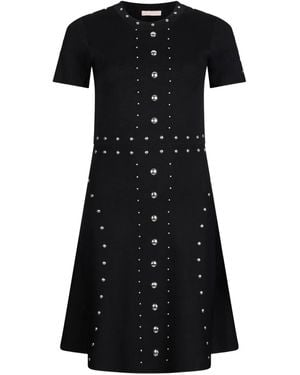Liu Jo Knit Dress With Studs - Black
