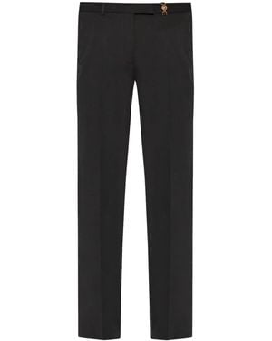 Versace Medusa Head-Detail Straight Trousers - Black