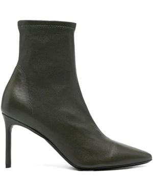 Co. 87Mm Leather Ankle Boots - Black