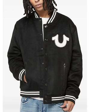 True Religion Bomberjack Hoefijzer-Verfraaiing - Zwart