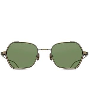 Matsuda M3152 Sonnenbrille Mit Rundem Gestell - Grün