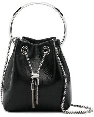 Jimmy Choo Borsa A Secchiello Bon Bon - Nero