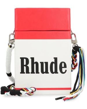 Rhude Borsa A Tracolla Fumer Mal - Rosso