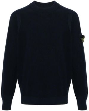 Stone Island コンパスバッジ プルオーバー - ブルー