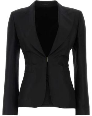 Gucci Fine Silk Faille Jacket - Black