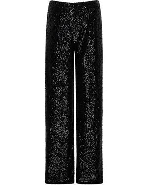P.A.R.O.S.H. Pantalones Con Lentejuelas - Negro