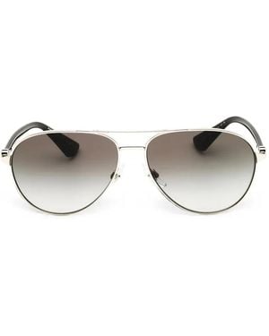Burberry Be3167 Pilot-Frame Sunglasses - Metallic