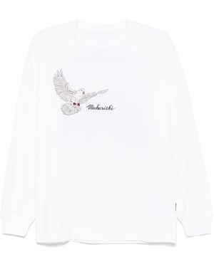 Maharishi 5316 Peace Mount Maha T-Shirt - Weiß