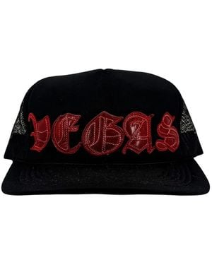 Chrome Hearts Vegas Patch Trucker Hat - Black