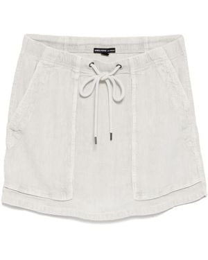 James Perse Linen Blend Utility Skirt - White