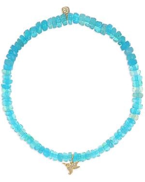 Sydney Evan Tiny Hummingbird オパール＆ダイヤモンド ブレスレット - ブルー