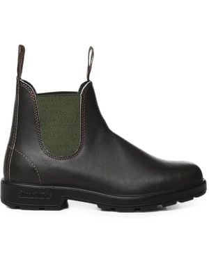 Blundstone 519 Elasticated Leather Chelsea Boots - Black
