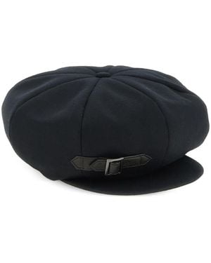 Yohji Yamamoto Eight-Panel Casquette Hat - Black