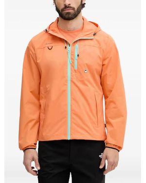 Benetton Hooded Zip-Up Jacket - Orange