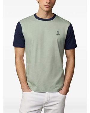 Hackett Camiseta Con Motivo Colour Block - Verde