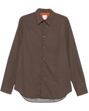 Paul Smith ボタン シャツ - ブラウン