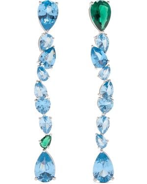 Completedworks Pendientes Spinel Emerald - Azul