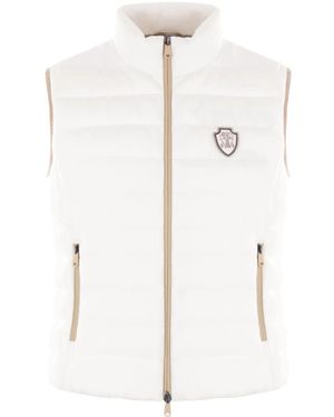 Brunello Cucinelli ロゴ ベスト - ホワイト