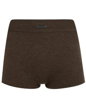 Fear Of God Rib Boy Shorts - Brown