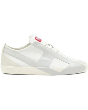 DIESEL Slante Leather Trainers - White