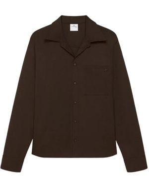 Courreges ボタン シャツ - ブラウン